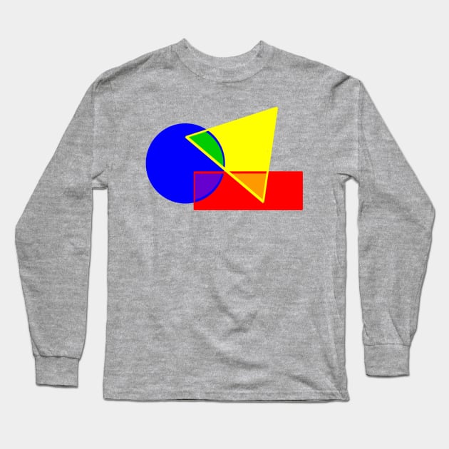 Minimalist Shapes Long Sleeve T-Shirt by BjernRaz